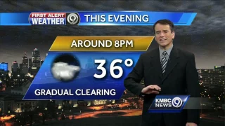 Clouds will hang around, but warmer temps on the way