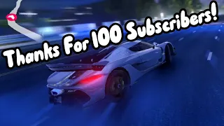 Thanks For 100 Subscribers! | Asphalt 9 6* Golden Koenigsegg Jesko