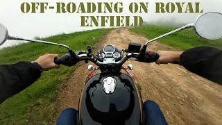 Off-Roading On RE Classic 350 | Motorcycle ASMR | Pure engine sound only |