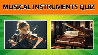 Musical Instruments Quiz Part-2 🎵 Top 10 Trivia Questions with Answers  Quiz Taco