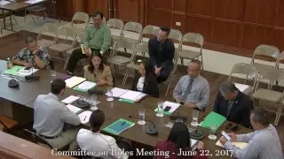 Committee On Rules Meeting - June 22, 2017