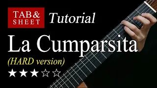 La Cumparsita (HARD version) - Guitar Lesson + TAB