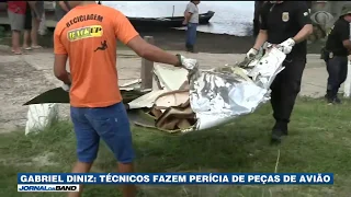 Gabriel Diniz: Técnicos fazem perícia de peças de avião