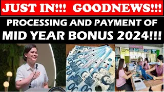 JUST IN!!! GOODNEWS!!! PROCESSING AND PAYMENT OF MID-YEAR BONUS 2024!!!@wildtvoreg #midyearbonus