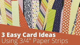 3 easy ways to use up your 3/4" paper strips