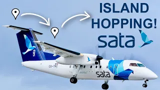 EPIC 4K ISLAND HOPPING Adventure – Flying Around the Azores – SATA DHC-8-200Q