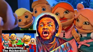 SML Movie: Babysitting The Huckerdoos! (REACTION) #sml #jeffy #supermariologan 😂👨‍👩‍👧‍👦