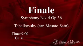 Finale, Symphony No. 4 Op.36 by Pyotr-Ilyich Tchaikovsky (arr. Masato Sato)