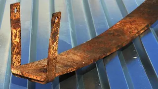 Do not dispose of a car leaf spring! You can make it a cool thing!!!