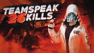 ТОЛЬКО ФАЙТЫ ! TEAMSPEAK ARR 26 KILLS PUBG MOBILE