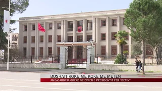 Bushati dhe ambasadorja e Greqisë “kokë më kokë” me Metën - News, Lajme - Vizion Plus