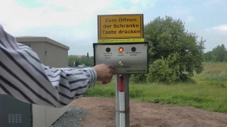 Benutzergesteuerter Bahnübergang in Korbach