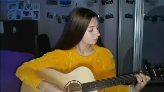 Папин Олимпос - Темно-оранжевый закат (cover  на гитаре)