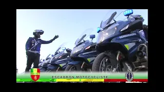 Diambars yi : Gendarmerie Escadron Motocycliste avec le capitaine diémé Ndiaye #jambaarsyi