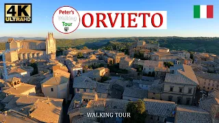 Orvieto, Italy, Tuscany Walking Tour 4k
