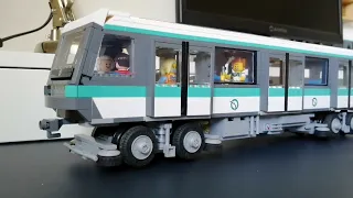 Testing the mechanism of my LEGO subway doors