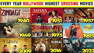 साल 1940 - 2024 Bollywood Highest Grossing Movies List With Box Office Collection