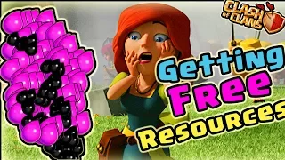 Clash of Clans : GET ANY RESOURCES FOR FREE W/O ATTACK !! W/O ANY COST !! NO HACKS !! NO ROOT !! 😀