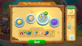 @Fishdom Buy Diamonds on Discount, The Pirate Challenge Level 15, Swift Escapade