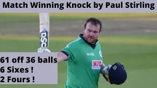 Paul Stirling 61 off 36 balls | The Hundred | Paul Stirling batting