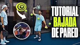 ¿QUÉ BAJADA DE PARED ES MEJOR? TIPO CUCHILLA o TIPO BANDEJA | TUTORIAL PADEL con Pablo Crosetti