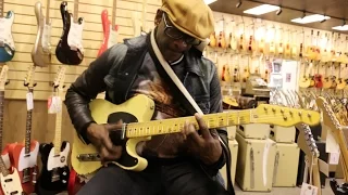 The funkiest guitarist Tony Maiden (Rufus) playing our Nash T-52 here at Norman's Rare Guitars