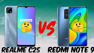 Realme c25 vs Redmi note 9,jangan salah pilih