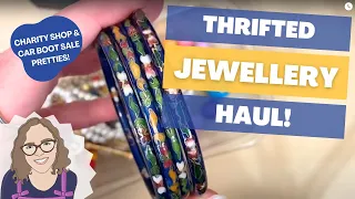 Thrifted Jewellery Haul - Charity Shop & Car Boot Sale Treasure Hunting! Vintage & Silver Jewelry
