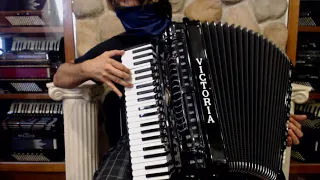 3915 - Black Victoria Professional Cassotto Piano Accordion LMMM 41 120 $5999