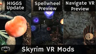 Eat food with HIGGS, select spells from a wheel, and navigate with compass and map! Skyrim VR Mods