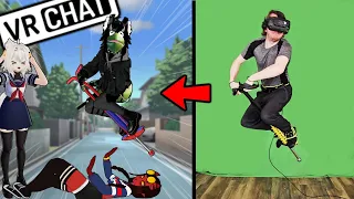 Full Body Trolling in VRChat OLYMPICS! (Pogo Stick in VR)