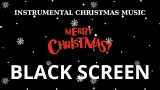 Best Christmas Songs 2022 Black Screen, Christmas Backgound, Merry Christmas, Piano Relax Music