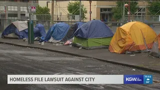 Lawsuit filed against Portland alleges city discarded belongings during homeless camp sweeps