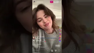 Selena Gomez | Livestream Instagram | 30 April 2020 *with comments*