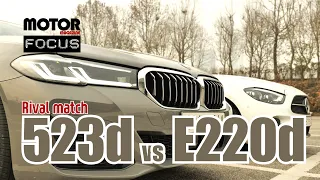 BMW 523d vs Benz E220d, 프리미엄 중형 세단의 자존심이 걸린 대결