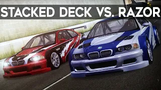 NFS Most Wanted - BMW M3 GTR (Stacked Deck) vs. BMW M3 GTR (Razor)