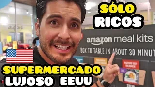 El SUPERMERCADO MÁS LUJOSO de ESTADOS UNIDOS - MILLONARIOS de OTRO NIVEL
