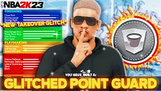 *NEW* POINT GUARD BUILD WITH GLITCHED RIM PROTECTOR TAKEOVER IN NBA 2K23! TAKEOVER GLITCH TUTORIAL!