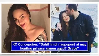 KC Concepcion, sinagot ang tanong at haka-haka sa kanyang love life