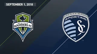 HIGHLIGHTS: Seattle Sounders FC vs. Sporting Kansas City | September 1, 2018