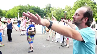 Сокольники  необычный танцор 15 июля 2018