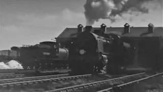 Vintage railway film - Shunter Blacks night off - 1941