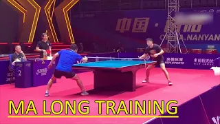 Ma Long, Zhou Qihao, Fan Zhedong, Lin Shidong training in Nanyang, China