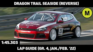 Gran Turismo Sport - Daily Race Lap Guide - Dragon Trail Seaside Reverse - VW Scirocco Gr. 4