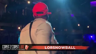 LorSnowball Performs at Coast 2 Coast LIVE | Philadelphia Edition 4/22/19 - 4th Place