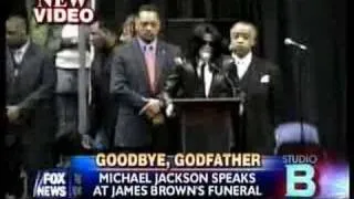 Michael Jackson in James Brown's Funeral