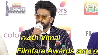 64th Vimal Filmfare Awards 2019 || Ranveer Singh | Press Conference