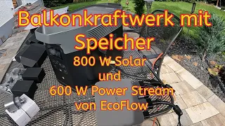 Balkonkraftwerk mit Speicher von EcoFlow Vlog34/23