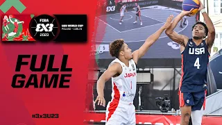 Japan 🇯🇵 vs United States 🇺🇸 | Men | Full Game | FIBA 3x3 U23 World Cup 2023