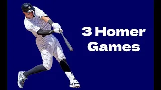 MLB Three-Homer Games 2023